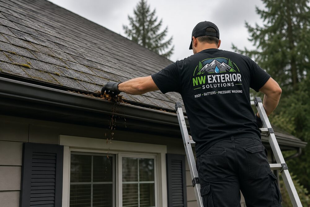 Gutter cleaning service
